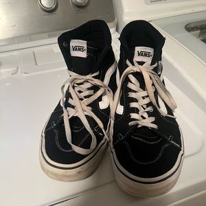 Women’s high top vans, size 10 women 8 men